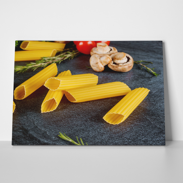 Tablou canvas bucatarie, Paste manicotti cu ciuperci [3]