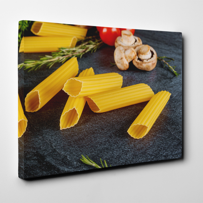 Tablou canvas bucatarie, Paste manicotti cu ciuperci [2]