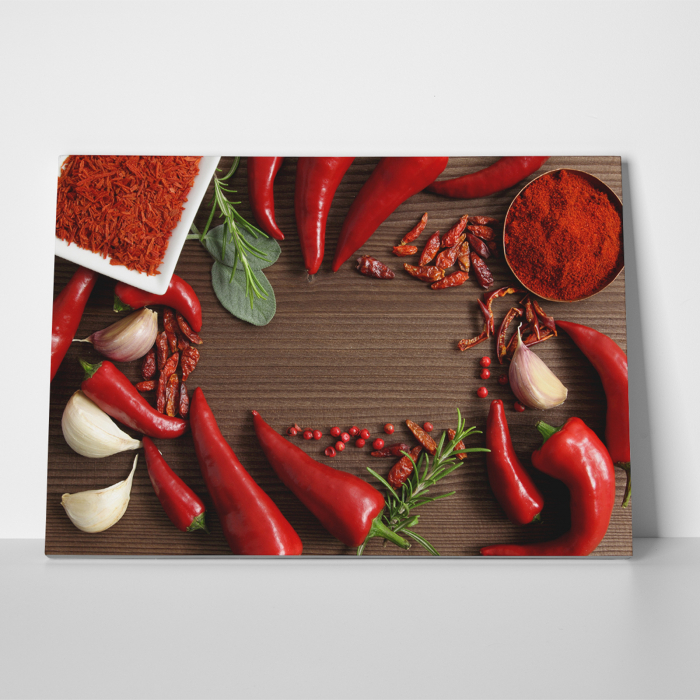 Tablou canvas bucatarie, Red and Hot [4]