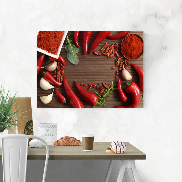 Tablou canvas bucatarie, Red and Hot [2]