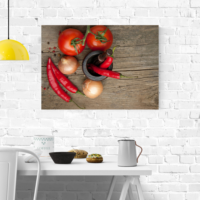 Tablou canvas bucatarie, Red Chilli [2]