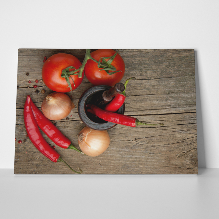 Tablou canvas bucatarie, Red Chilli [4]