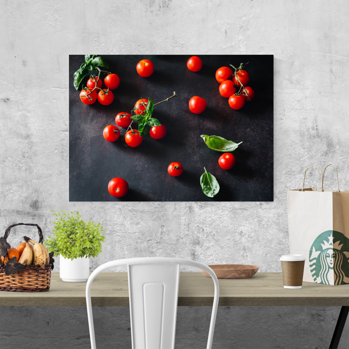 Tablou canvas bucatarie, Rosii cherry [4]