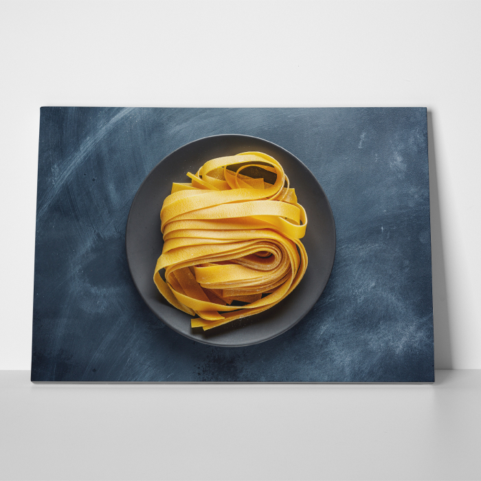 Tablou canvas bucatarie, Spaghete pe o farfurie [3]