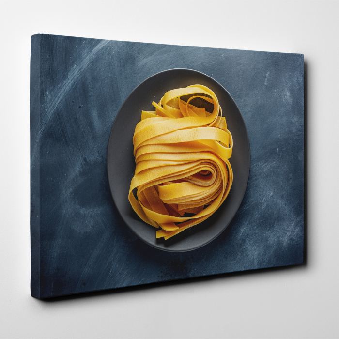 Tablou canvas bucatarie, Spaghete pe o farfurie [2]