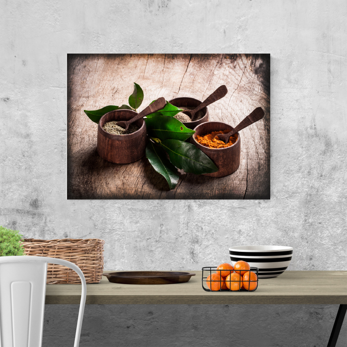 Tablou canvas bucatarie, Three Spoons [2]