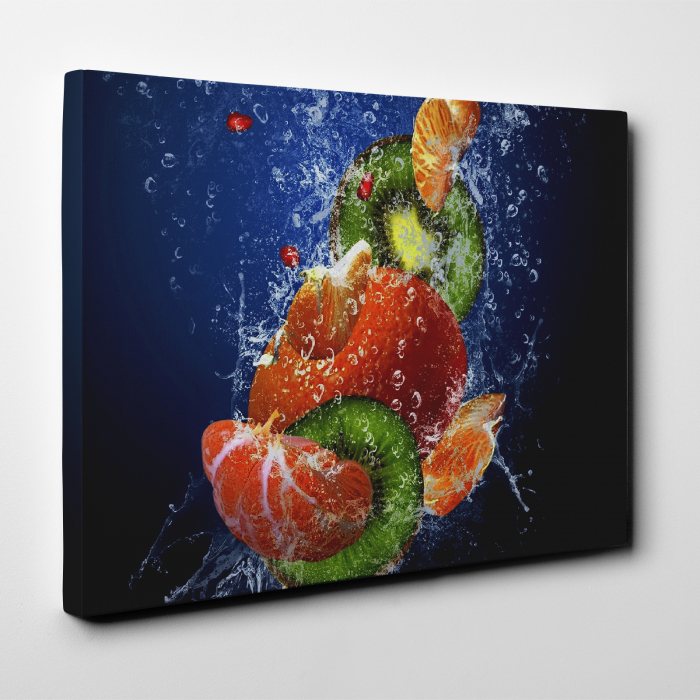 Tablou canvas bucatarie, Water Fruits [4]