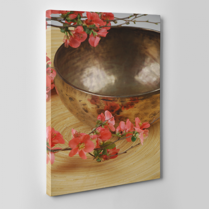 Tablou canvas Feng Shui, motiv oriental, Bowl Roses [2]