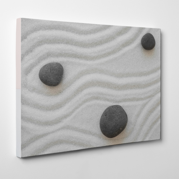 Tablou canvas Feng Shui, motiv oriental, Stones in the Sand [3]