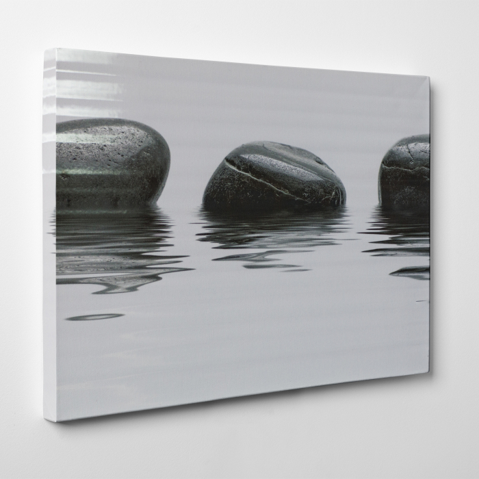 Tablou canvas Feng Shui, motiv oriental, Water Reflection Stones [3]