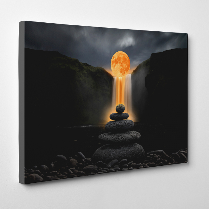 Tablou canvas Feng Shui, motiv oriental, Zen Balancing Stones [3]