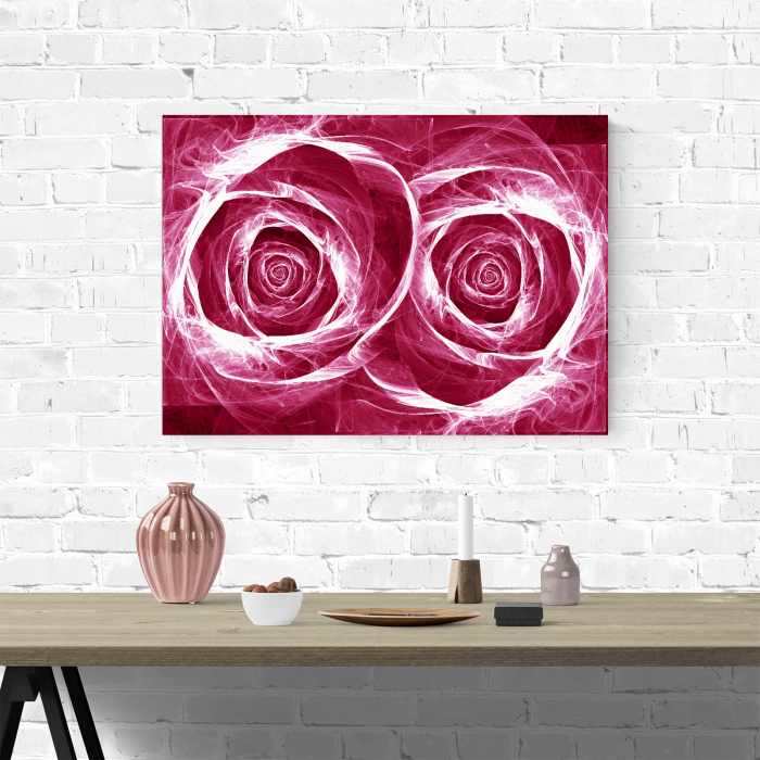 Tablou canvas floral, Magenta Roses [4]