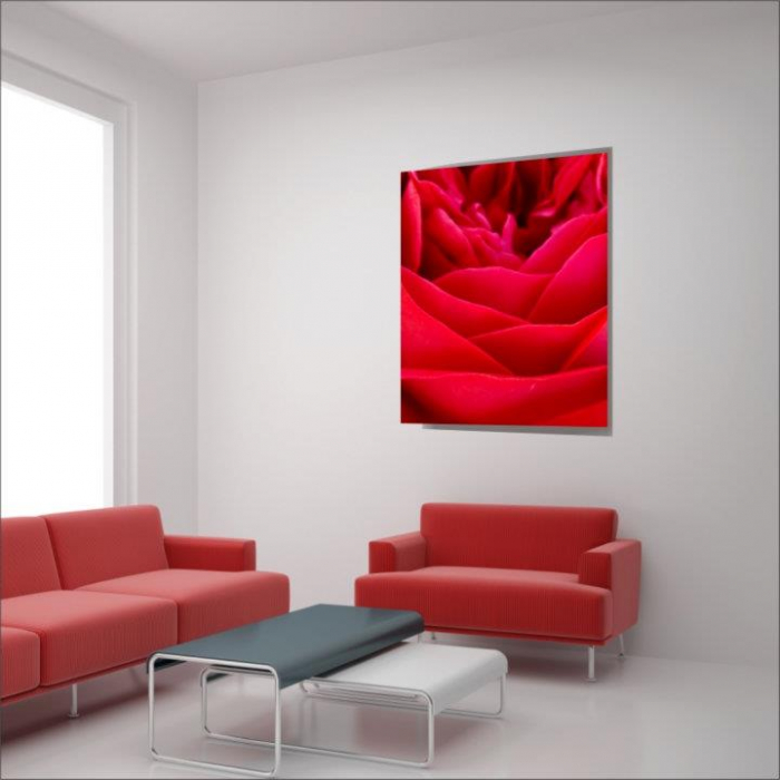 Tablou canvas floral, Red Power [3]