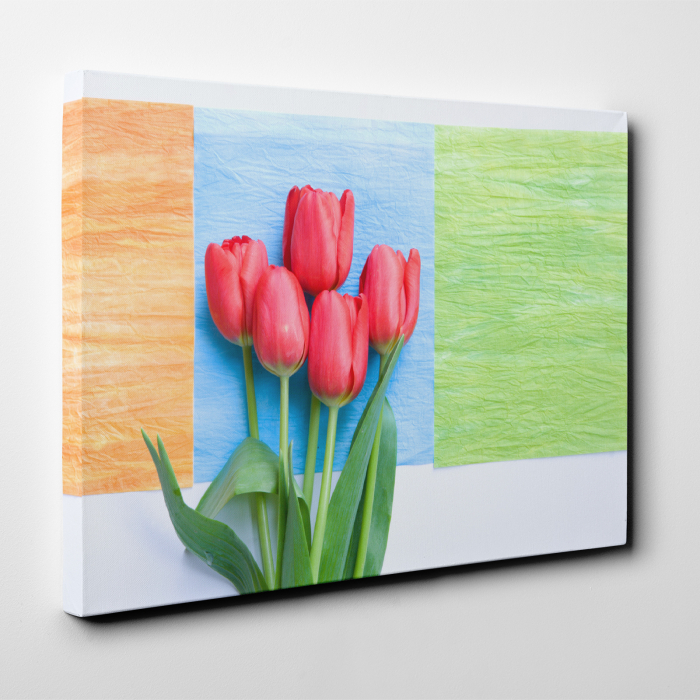 Tablou canvas floral, Red Tulips [3]