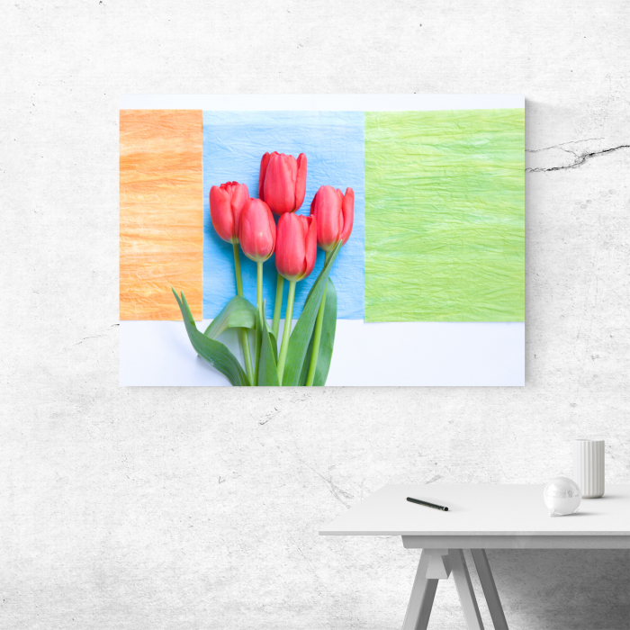Tablou canvas floral, Red Tulips [4]