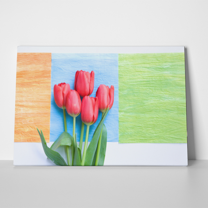 Tablou canvas floral, Red Tulips [2]