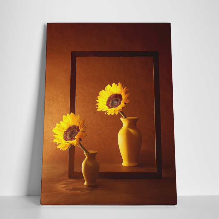 Tablou canvas floral, Sunflowers Sisters [3]