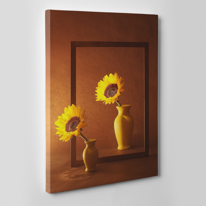 Tablou canvas floral, Sunflowers Sisters [4]