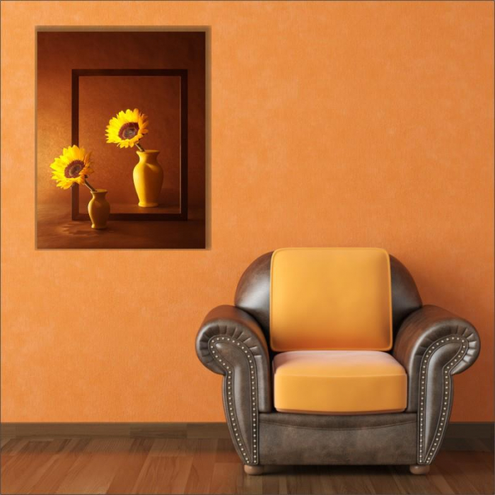 Tablou canvas floral, Sunflowers Sisters [2]