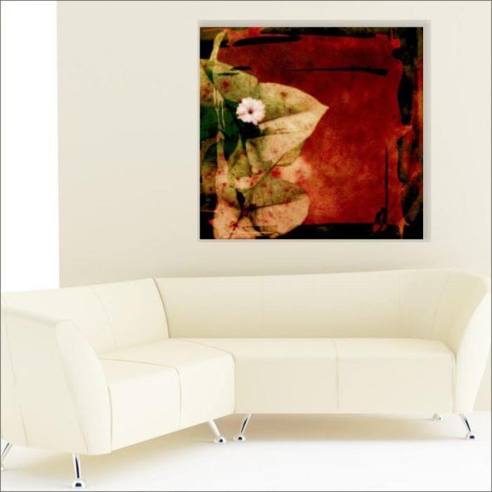 Tablou canvas floral, Vintage Fabric [3]