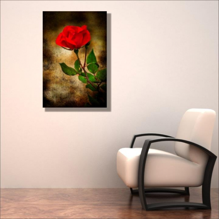 Tablou canvas floral, Vintage Rose [3]