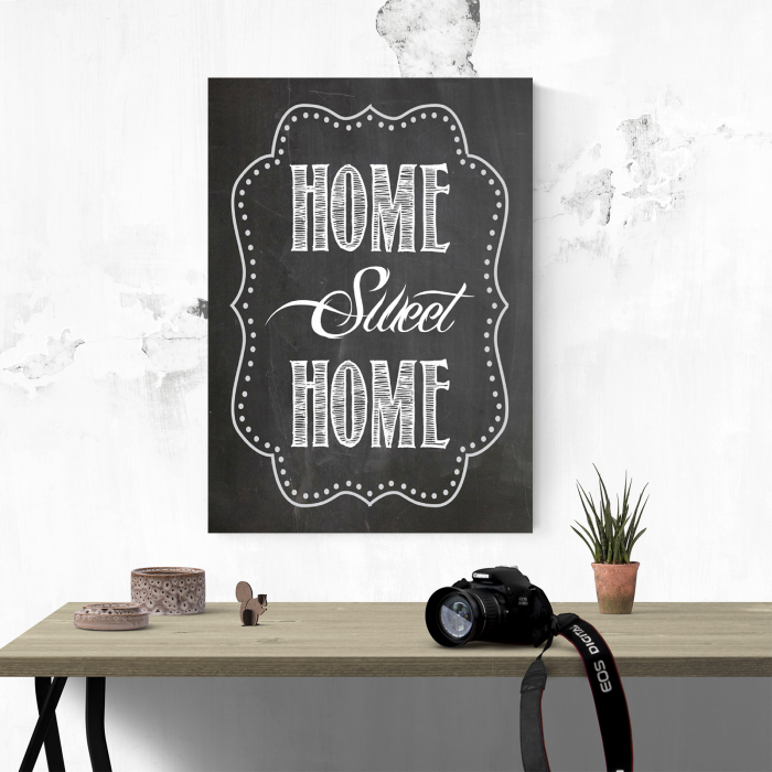 Tablou canvas motivational, Home Sweet Home [4]