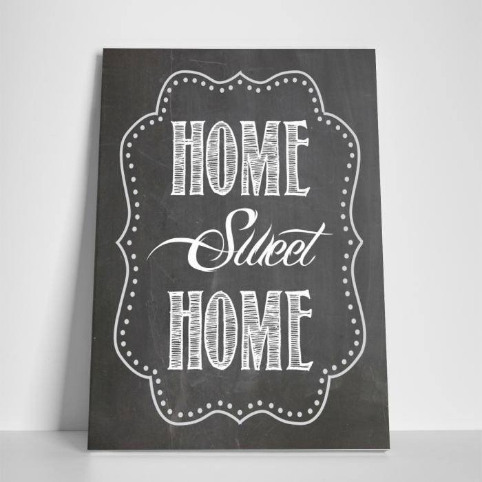 Tablou canvas motivational, Home Sweet Home [3]
