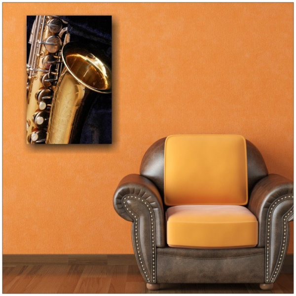 Tablou canvas retro, Sax [3]