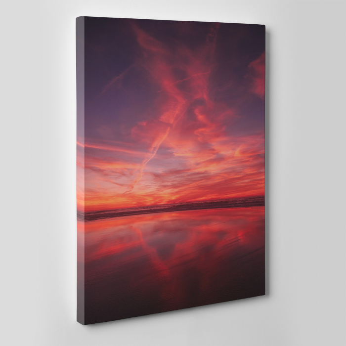 Tablou canvas natura, Apus de soare rosiatic [2]