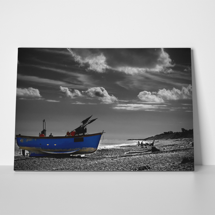 Tablou canvas natura, Blue Boat [3]