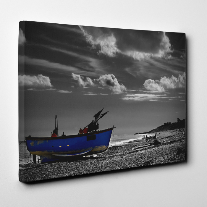 Tablou canvas natura, Blue Boat [2]