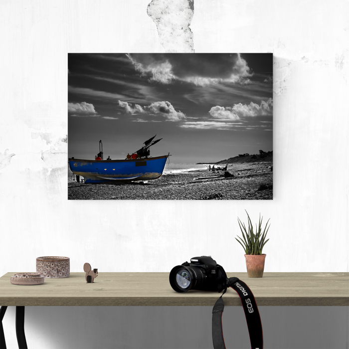 Tablou canvas natura, Blue Boat [4]