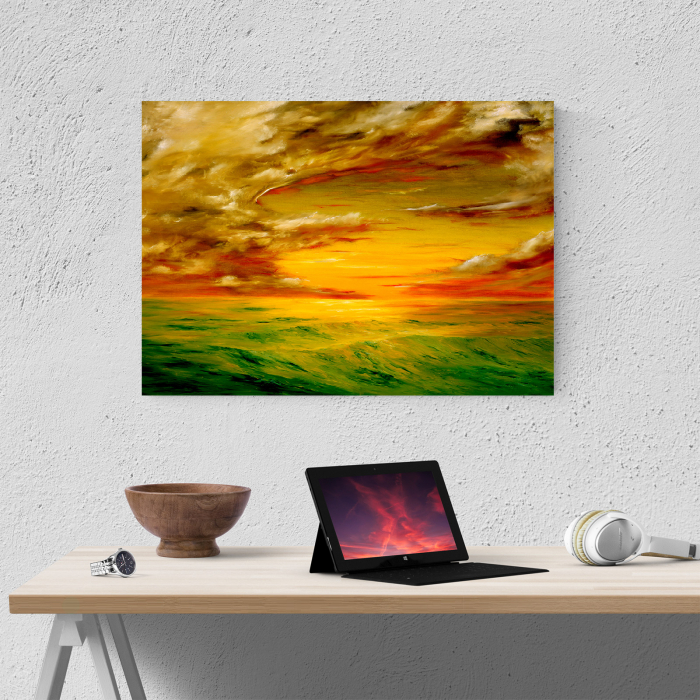 Tablou canvas natura, Green Ocean [4]