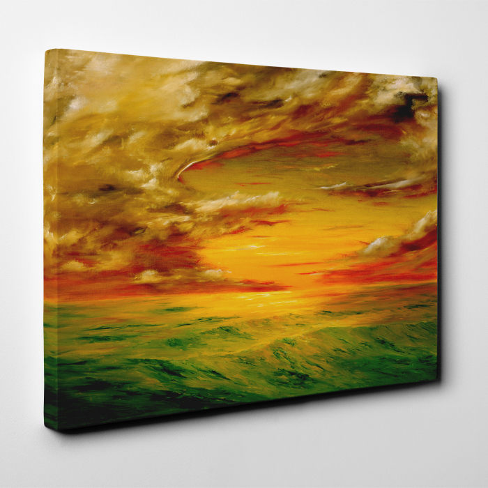 Tablou canvas natura, Green Ocean [2]