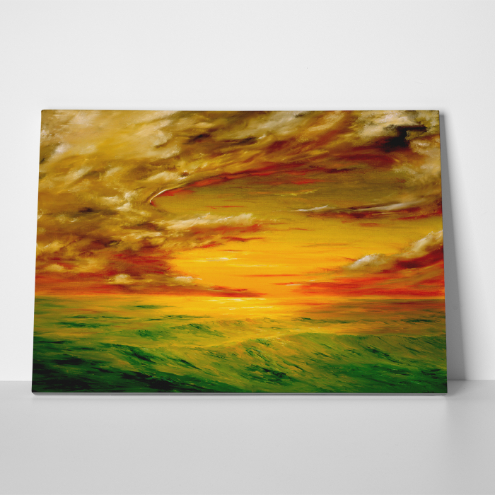 Tablou canvas natura, Green Ocean [3]
