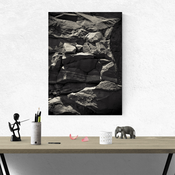 Tablou canvas natura, Shadows on Rocks [4]
