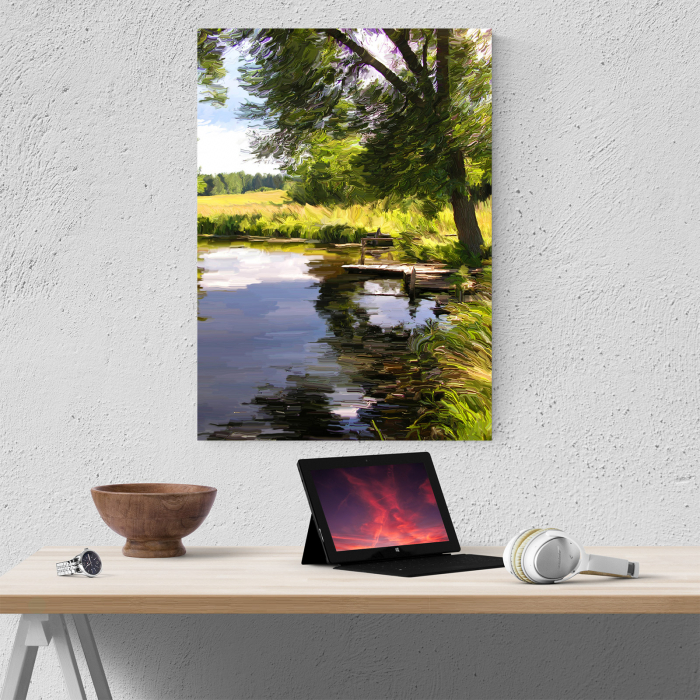 Tablou canvas natura, Silent Lake [4]