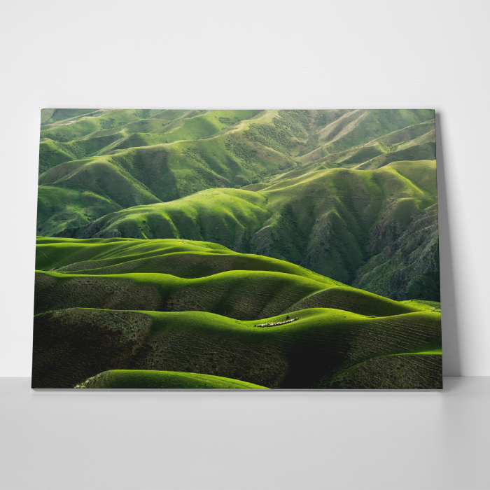 Tablou canvas, peisaj natura, Dealuri inverzite [2]