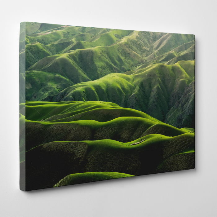 Tablou canvas, peisaj natura, Dealuri inverzite [3]