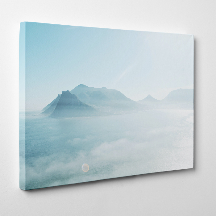 Tablou canvas, peisaj natura, Insula prin ceata [3]