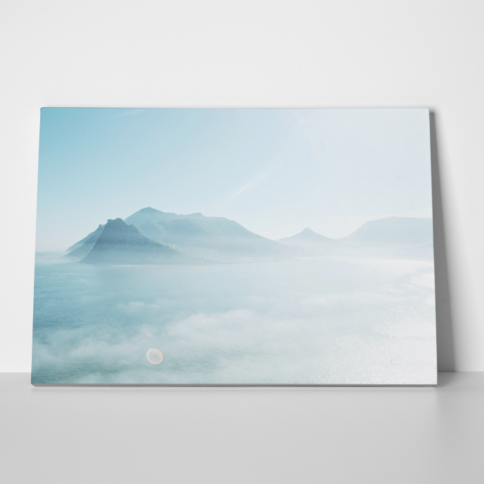 Tablou canvas, peisaj natura, Insula prin ceata [2]