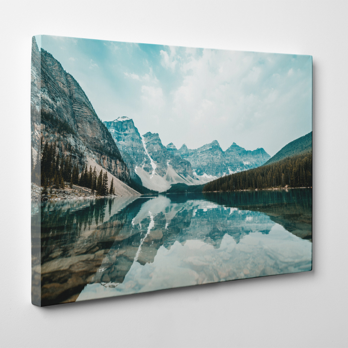 Tablou canvas, peisaj natura, Oglindire in lac [3]
