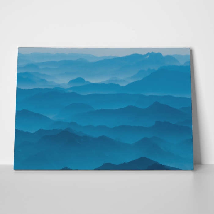 Tablou canvas, peisaj natura, Siluete de munti [2]