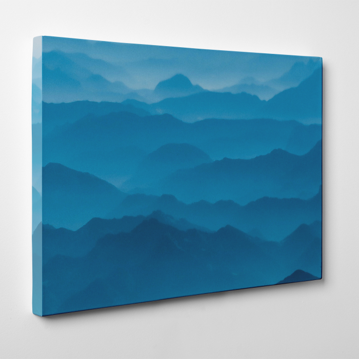 Tablou canvas, peisaj natura, Siluete de munti [3]