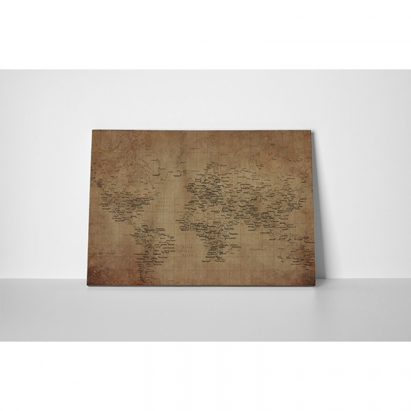 Tablou canvas retro, Old Map World [2]