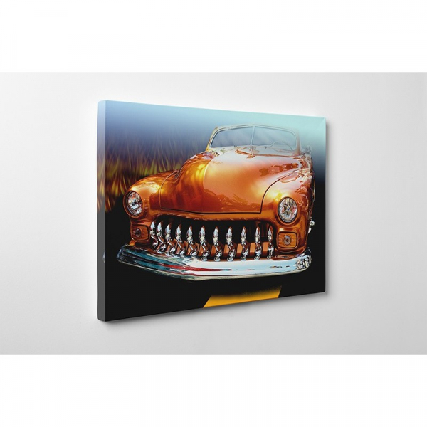 Tablou canvas retro, Old Orange Car [2]