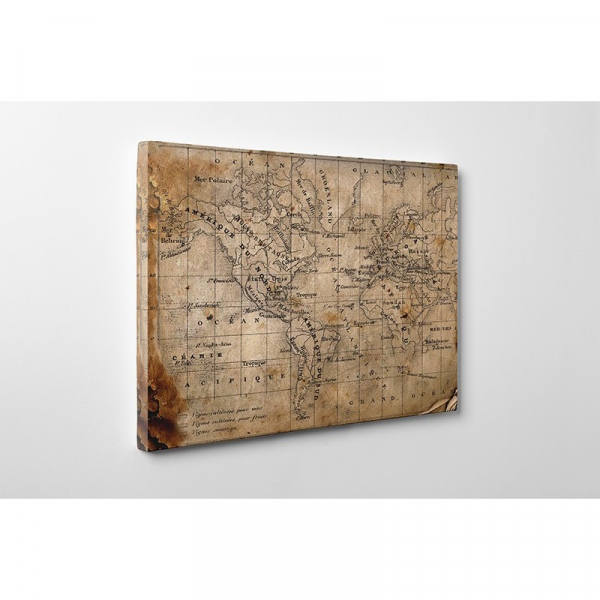 Tablou canvas retro, Ancient map [2]