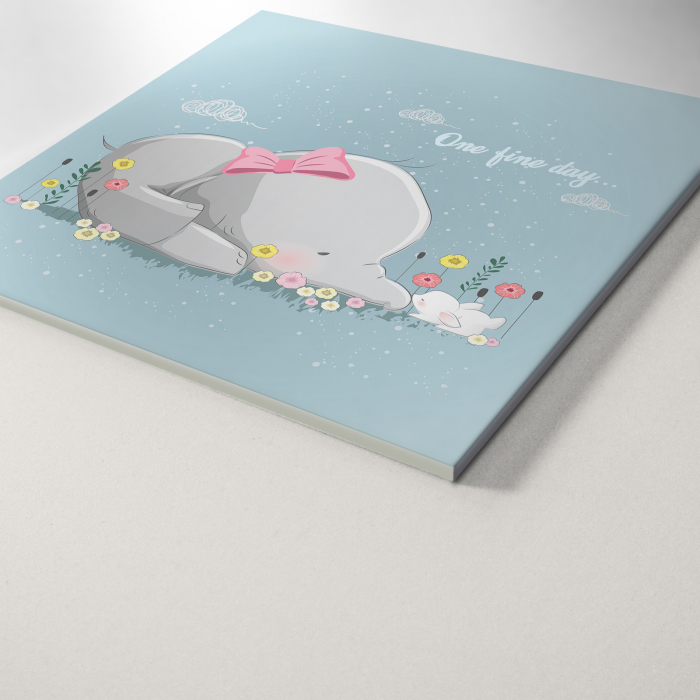 Tablou panou PVC cu desene pentru camera copiilor, One fine day with you [2]