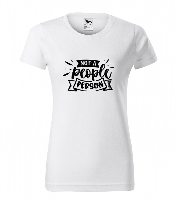 Tricou cu mesaj haios anti-social, idee de cadou, Not a People Person [1]