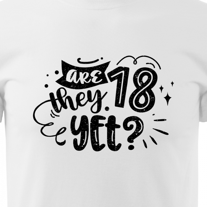 Tricou cu mesaj, pentru parinti, idee de cadou, Are They 18 Yet [2]